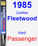 Passenger Wiper Blade for 1985 Cadillac Fleetwood - Vision Saver