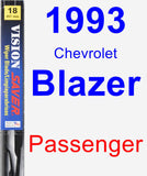 Passenger Wiper Blade for 1993 Chevrolet Blazer - Vision Saver