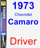 Driver Wiper Blade for 1973 Chevrolet Camaro - Vision Saver