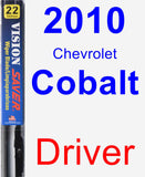 Driver Wiper Blade for 2010 Chevrolet Cobalt - Vision Saver