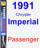 Passenger Wiper Blade for 1991 Chrysler Imperial - Vision Saver