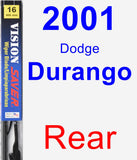 Rear Wiper Blade for 2001 Dodge Durango - Vision Saver