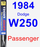 Passenger Wiper Blade for 1984 Dodge W250 - Vision Saver