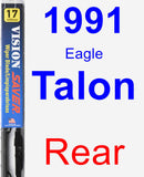 Rear Wiper Blade for 1991 Eagle Talon - Vision Saver