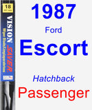 Passenger Wiper Blade for 1987 Ford Escort - Vision Saver