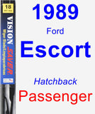 Passenger Wiper Blade for 1989 Ford Escort - Vision Saver