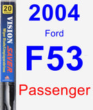 Passenger Wiper Blade for 2004 Ford F53 - Vision Saver
