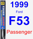 Passenger Wiper Blade for 1999 Ford F53 - Vision Saver