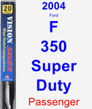Passenger Wiper Blade for 2004 Ford F-350 Super Duty - Vision Saver