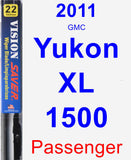 Passenger Wiper Blade for 2011 GMC Yukon XL 1500 - Vision Saver