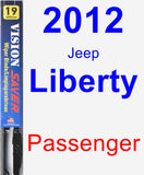 Passenger Wiper Blade for 2012 Jeep Liberty - Vision Saver