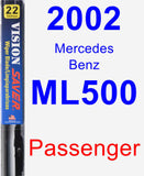 Passenger Wiper Blade for 2002 Mercedes-Benz ML500 - Vision Saver
