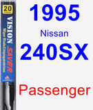 Passenger Wiper Blade for 1995 Nissan 240SX - Vision Saver