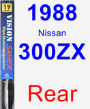 Rear Wiper Blade for 1988 Nissan 300ZX - Vision Saver