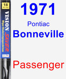 Passenger Wiper Blade for 1971 Pontiac Bonneville - Vision Saver