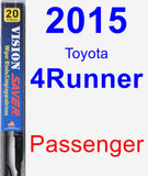 Passenger Wiper Blade for 2015 Toyota 4Runner - Vision Saver