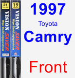 Front Wiper Blade Pack for 1997 Toyota Camry - Vision Saver