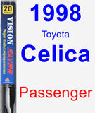Passenger Wiper Blade for 1998 Toyota Celica - Vision Saver