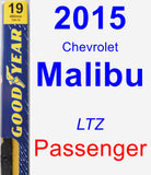Passenger Wiper Blade for 2015 Chevrolet Malibu - Premium