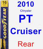 Rear Wiper Blade for 2010 Chrysler PT Cruiser - Premium