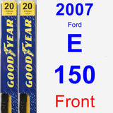 Front Wiper Blade Pack for 2007 Ford E-150 - Premium