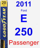 Passenger Wiper Blade for 2011 Ford E-250 - Premium
