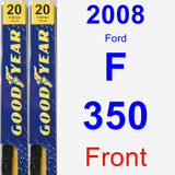 Front Wiper Blade Pack for 2008 Ford F-350 - Premium