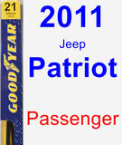 Passenger Wiper Blade for 2011 Jeep Patriot - Premium