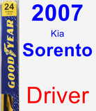 Driver Wiper Blade for 2007 Kia Sorento - Premium