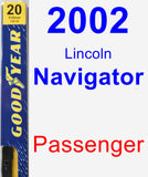 Passenger Wiper Blade for 2002 Lincoln Navigator - Premium
