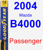 Passenger Wiper Blade for 2004 Mazda B4000 - Premium
