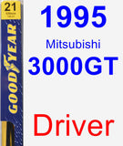 Driver Wiper Blade for 1995 Mitsubishi 3000GT - Premium
