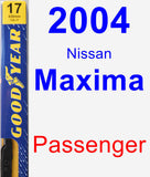 Passenger Wiper Blade for 2004 Nissan Maxima - Premium