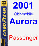 Passenger Wiper Blade for 2001 Oldsmobile Aurora - Premium