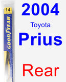 Rear Wiper Blade for 2004 Toyota Prius - Rear