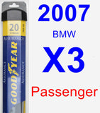 Passenger Wiper Blade for 2007 BMW X3 - Assurance