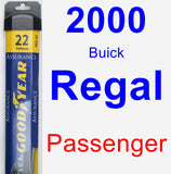 Passenger Wiper Blade for 2000 Buick Regal - Assurance