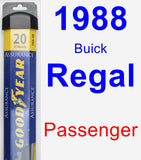 Passenger Wiper Blade for 1988 Buick Regal - Assurance