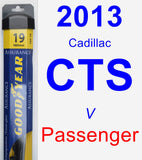 Passenger Wiper Blade for 2013 Cadillac CTS - Assurance