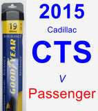 Passenger Wiper Blade for 2015 Cadillac CTS - Assurance
