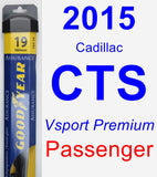 Passenger Wiper Blade for 2015 Cadillac CTS - Assurance