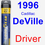 Driver Wiper Blade for 1996 Cadillac DeVille - Assurance