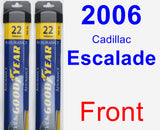Front Wiper Blade Pack for 2006 Cadillac Escalade - Assurance
