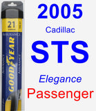 Passenger Wiper Blade for 2005 Cadillac STS - Assurance