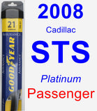 Passenger Wiper Blade for 2008 Cadillac STS - Assurance