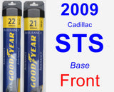 Front Wiper Blade Pack for 2009 Cadillac STS - Assurance