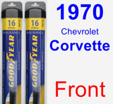 Front Wiper Blade Pack for 1970 Chevrolet Corvette - Assurance
