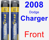 Front Wiper Blade Pack for 2008 Dodge Charger - Assurance