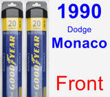 Front Wiper Blade Pack for 1990 Dodge Monaco - Assurance