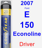 Driver Wiper Blade for 2007 Ford E-150 Econoline - Assurance